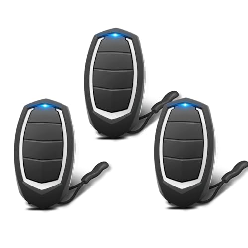 Mando a Distancia para Puerta de Garaje Automática – Compatible únicamente con sistemas de Motorline Falk MX4SP – 4 Canales, Código Dinámico Rolling Code, Frecuencia 433,92 MHz (Pack de 3)