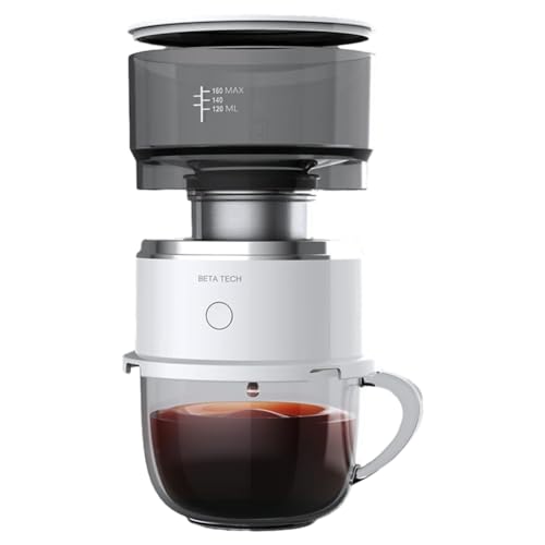 Lista de Cafeteras individuales los 5 más buscados. 49 VOSTEVAS Eléctrica Cafetera Una Taza Goteo Espresso Machine con Molino Portatil Coffee Maker Individual Pequeña Cafetera Espresso con Molino