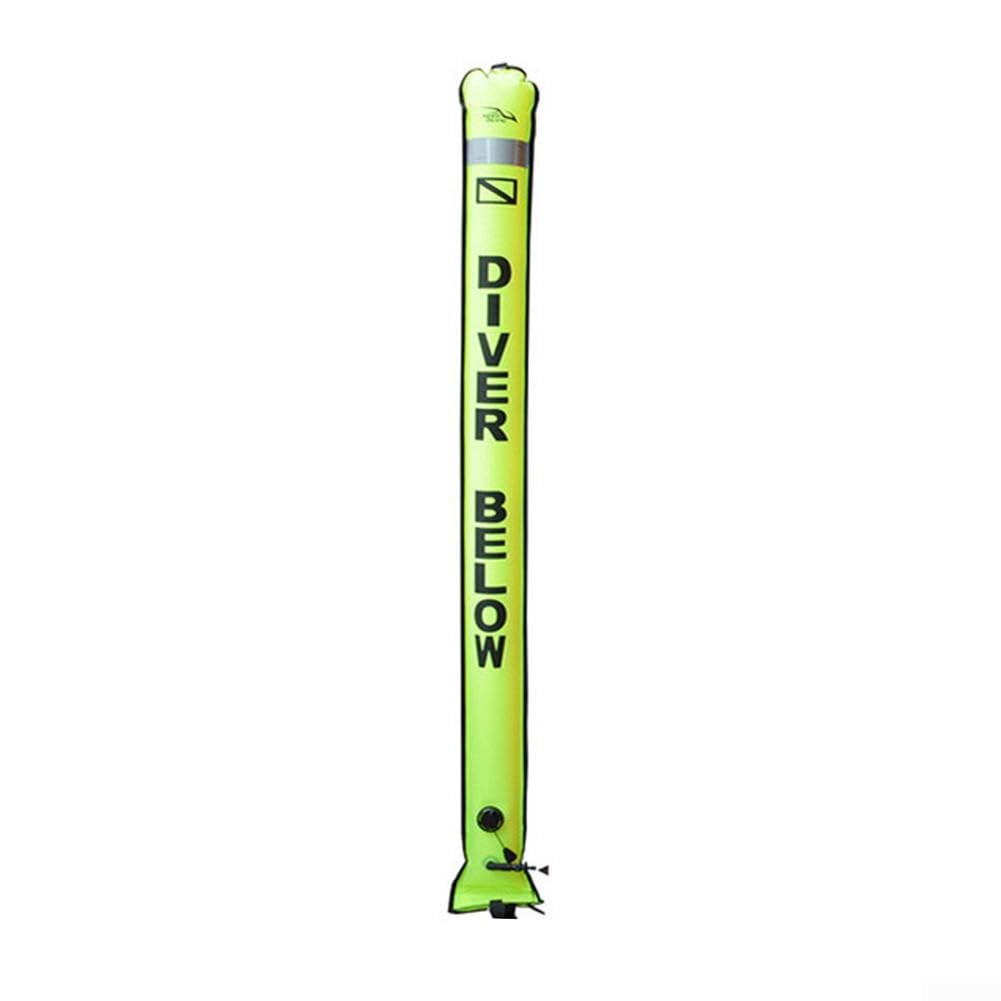 Boya Señalizadora Buceo 180cm Nylon para tpu Válvula Boya Señalizadora