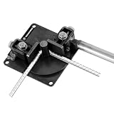 MXBAOHENG 0.55” Manual Rebar Bender, 200 Degrees Manual Rebar Bending Machine, Metal Rod Bar Bender, Metal Bending Machine for Steel, Copper, Aluminum, Iron, 304 Stainless Steel