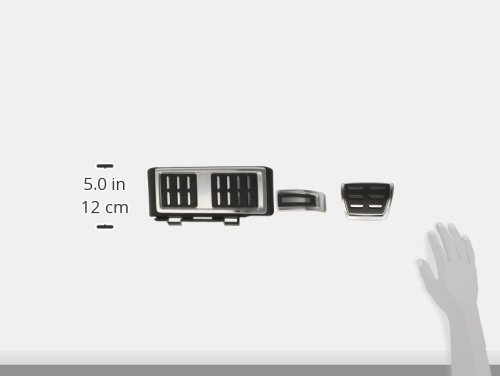 Set Pedali Audi A4/S4 B9 - Cappucci In Acciaio INOX Con Poggiapiedi, Per Cambio Automatico