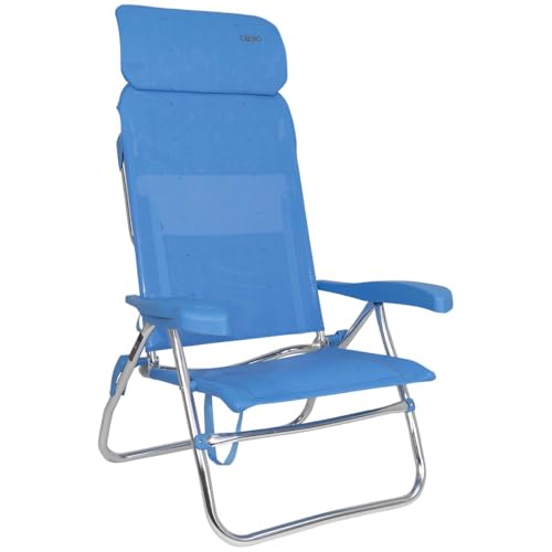 Crespo Silla Playa 7 Pos.223-C C/05 (Azul Claro)