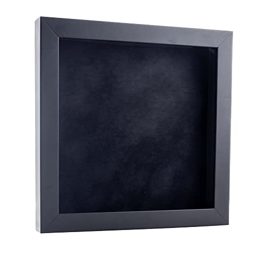 20x20 Shadow Box Frame Black Wood | with a 3/4' Usable...