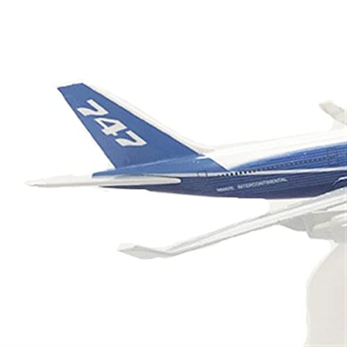 Boeing B747 réplica escala modelo avión metal fundido ornamento estático 4