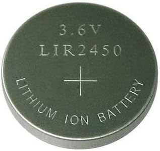BSE LIR2450 3.6V 120mAh rechargeable Li-ion button cell battery - 1 Piece