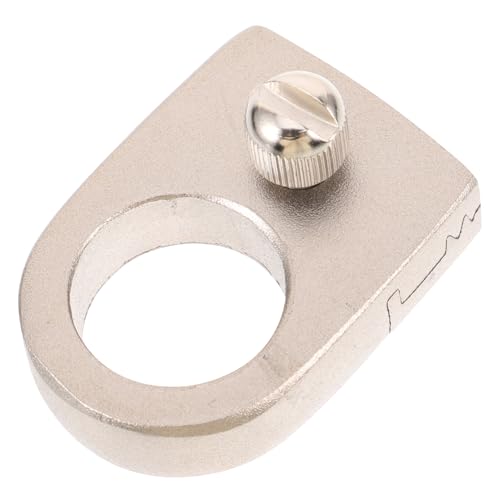 Toddmomy 4pcs Keychain Sling Shot for Adults No Rubber Band Stainless Steel Ring Finger Catapult