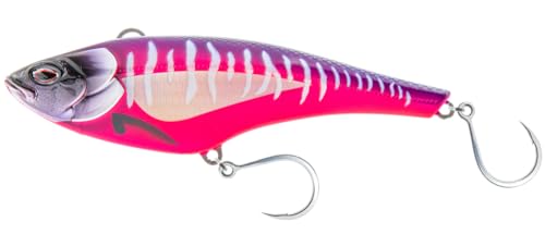 Nomad Design Madmacs High-Speed Trolling Lure – Offshore Sinking Minnow with BKK Hooks, Heavy-Duty Split Rings & Autotune System for Tuna, Wahoo & GT- 200mm | 8