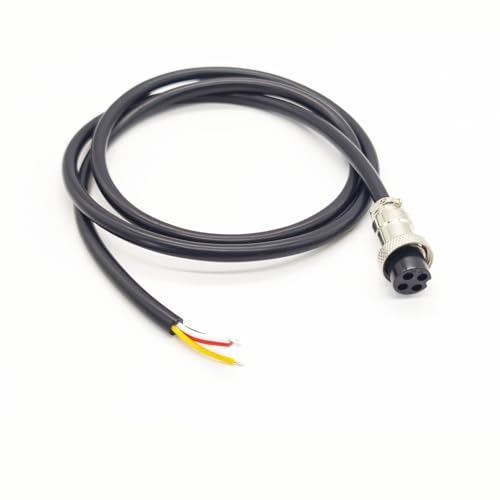 Cable conector GX16 4 pines hembra 1 metro miniatura 1