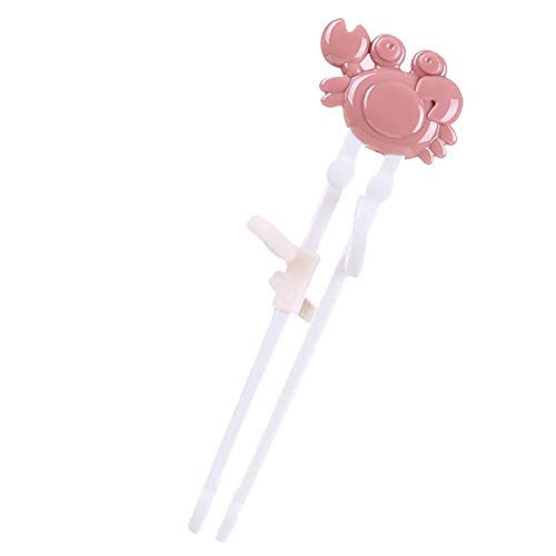 Bledyi Essstäbchen für Kinder, wiederverwendbar, einfach zu bedienen, Cartoon-Lernstäbchen, Anti-Verrenkungsschnalle, Design für Kinder und Anfänger Cover