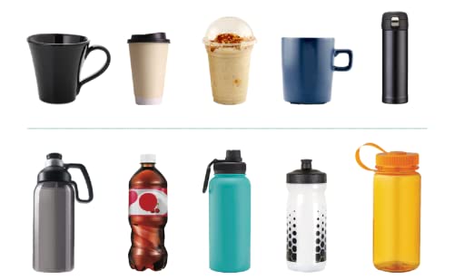 Lyyes Car Cup Holder Expander, 2 in 1 Cup Holder 360° Rotation Adjustable Base for Bottles, Cups and Cell Phone