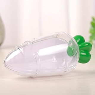 New Carrot Shape Chocolate Candy Box Creative Plastic Storage Box Bag Wedding Favor Gift Boxes Eco-Friendly Baby Birthday Party (E)