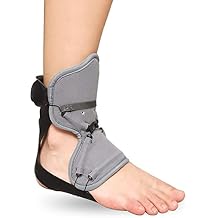 Foot Drop orthosis Drooping Ankle Brace Ankle-Foot Orthosis Can Be Adjusted for Ankle Injury and Adjustment and Recovery After Stroke Has A Corrective Effect Color Left Foot, Size L