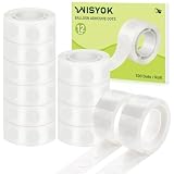 WISYOK Clear Glue Points Dots, 1200Pcs, Removable, Double Sided