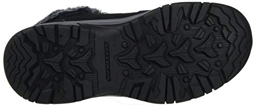 Skechers Women's Bootie Ankle Boot, Black Suede Nylon, Women 2 #TOP3