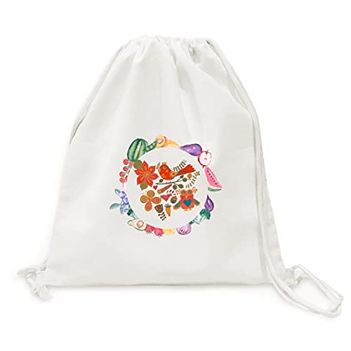 Sac en tissu pliable à sangle idéal pour vos courses de fruits au marché frais