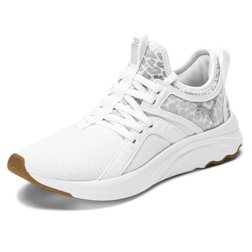 PUMA Womens Softride Sophia Wild Print Running Sneakers Shoes - White2