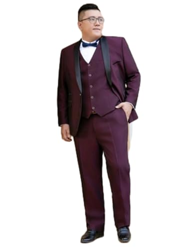 Costume de fête de fin d'année homme haut de gamme Kromoc ensemble 3 pièces