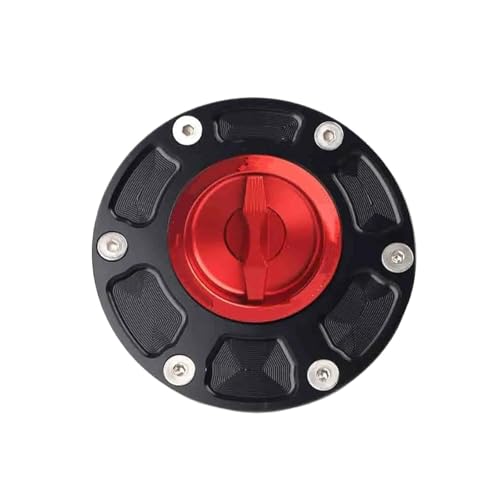 Bouchon réservoir essence sans clé rouge pour moto Ducati Multistrada 1260 V4 Hypermotard 950