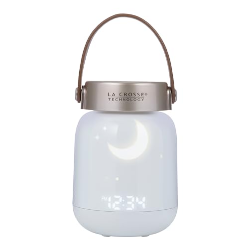 La Crosse Technology 617-4817-INT Firefly Sound Machine with Alarm Clock and Bluetooth Speaker