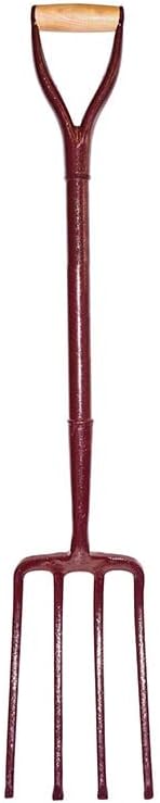 Faithfull FAIASFMYD All Steel Contractors Digging Fork MYD Handle, Silver