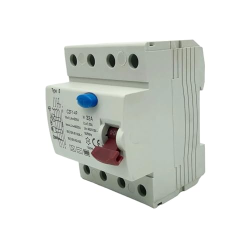 Disjoncteur type B pour borne de recharge de véhicule électrique 400V