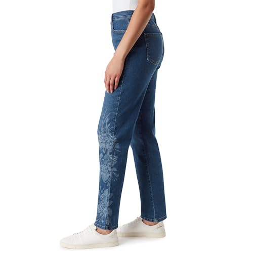 Image of Gloria Vanderbilt Womens Amanda Classic High Rise Tapered Jean Petite