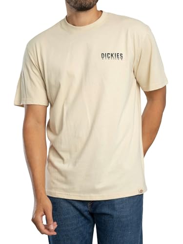 Dickies - T-Shirt Leggera Pelham, Uomo, Beige, Taglia: 2XL - 2
