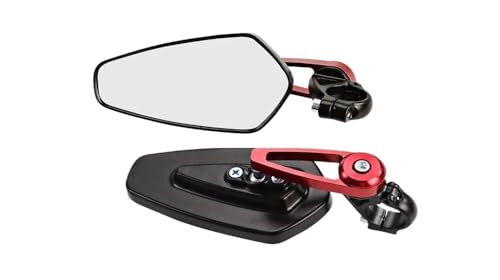 Espejos retrovisores moto universales de 7/8 pulgadas para manillar giratorios 360 grados