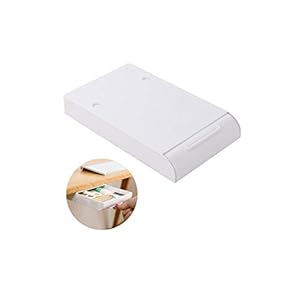 Wenxiaw Onder Bureau Self Stick Lade Verborgen Lade Pen Box Onder De Tafel Opslag Verborgen Desktop Organizer Voor…