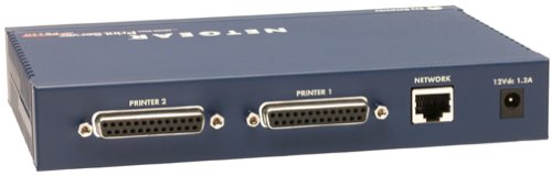 Netgear Ps110 10/100 Print Server With 2 Parallel Ports #TOP1