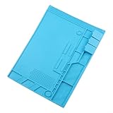 Escala de medición integrada y área magnética: esta almohadilla incluye una escala integrada para mediciones y una zona magnética para mantener pequeñas piezas metálicas en su lugar de forma segura.