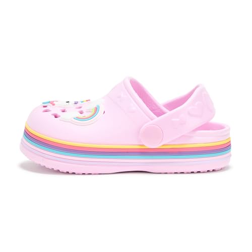 Image of Josmo Kids Double Buckle Sandals Boys Girls Adjustable Back Strap Summer Beach Pool Sandal (Size 5-10 Toddler)