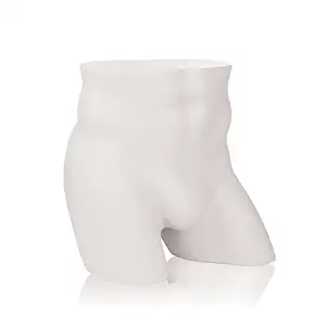 Econoco TOR-3W109 Male Full Round Butt Form, White