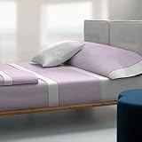 Contiene una sábana bajera ajustable, una sábana encimera y una funda de almohada. La medida de 180 contiene dos fundas de almohada.