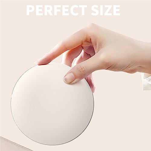 Diyeeni Compact Mirror with Camera for Sunscreen Test, Travel Lighted Makeup Mirror, 2X Magnification, Portable 2 Sided Pocket Mirror for Handbag Purse, 3.5 Inch