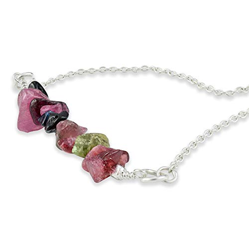Collier à tourmaline naturelle et collier multi-tourmaline pour femme élégante