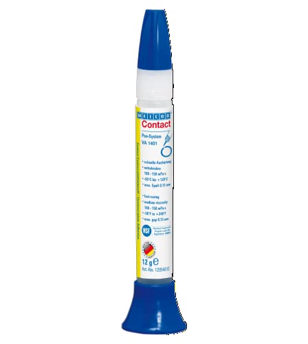 WEICON Contact VA 1401 Cyanacrylat-Klebstoff 12 g | Sekundenkleber für Gummi, Papier & Kunststoff