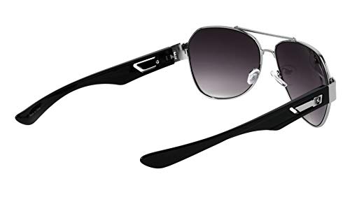 Khan Turbine - Thick Temple Classic Aviators Sunglasses3