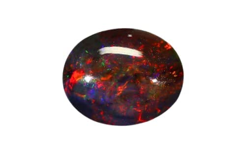 GenericStone Jewels 8.70 Carat Attractive Black Fire Opal for Making Men & Women's Jewellery Ethiopian A1 Quality Real Stone Original Certified
