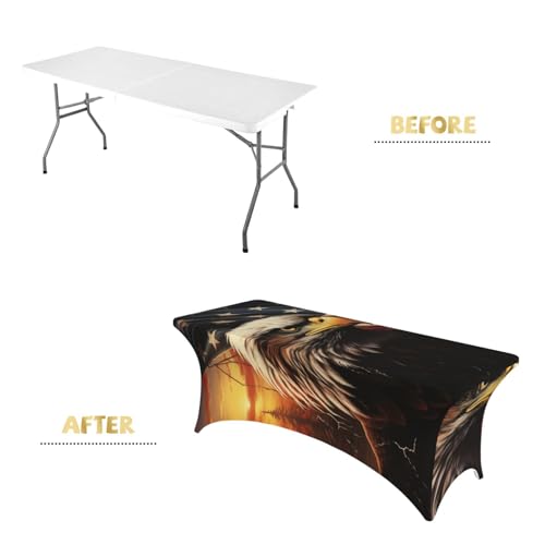 Nappe de table pour fête et banquet extensible de 1,8 m imperméable - 3