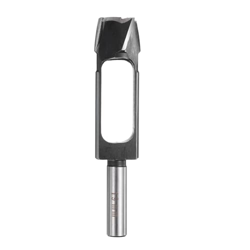 Image of HARFINGTON Wood Tenon Dowel Plug Cutter 19mm Metric Tenon Dowel Cutting Tools Drill Bit High Speed Steel Wood Plug Dowel Cutter with Round Shank for Woodworking Furniture Making