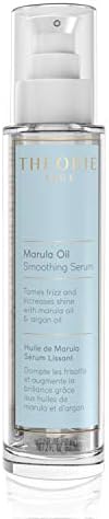 Theorie Marula Oil Smoothing Hair Serum - Tames Frizz and Increases Shine with Marula & Argan Oil, Protects from Heat Styling, Suited for All Hair Types, Spray Bottle - 60mL