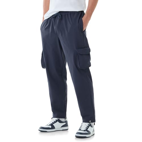 Image of Boldfit Cargo Pants for Men- Versatile Gym Track Pants for Man, Durable & Stylish with Multiple Pockets and Adjustable Fit for Everyday Joggers for Men & Outdoor Wear