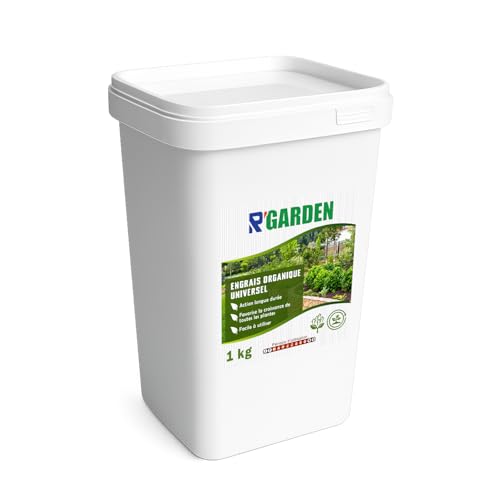 R’GARDEN – Engrais organique universel – Croissance de toutes les plantes – Action longue durée – Utilisable en Agriculture Biologique – Fabriqué en France (1K)