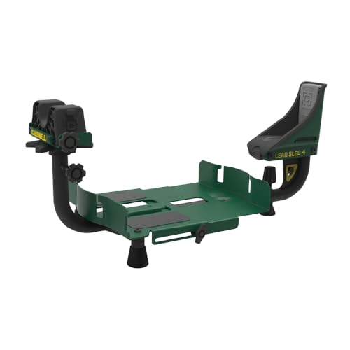 Caldwell Lead Sled 4 with Open Frame, Adjustable Weight Tray, for Shooting, Hunting, and Outdoors