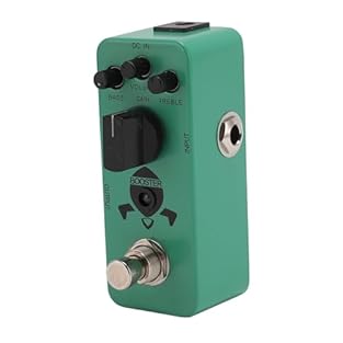 Powerful Distortion - Experience overwhelming sound dynamics with our electric guitar pedal, which produces rich, aggressive distortion while offering over 20dB of boost. Coupled with a ±15dB two-band EQ, this pedal also includes beautiful embellishm...