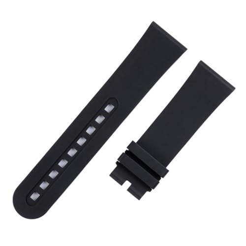 Bracelet caoutchouc 23mm FKM souple anti-poussière pour Fifty Fathoms 5000