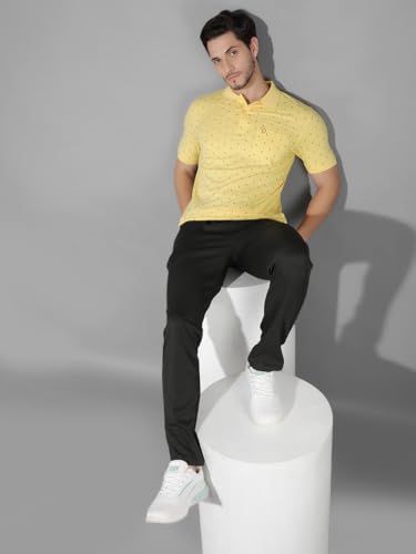 Image of Dollar Cotton Rich Fabric Printed Men's Polo T-Shirt | All-Over Prints | Embroidery Logo Branding on Pocket | Wide Array of Attractive Colours & Prints