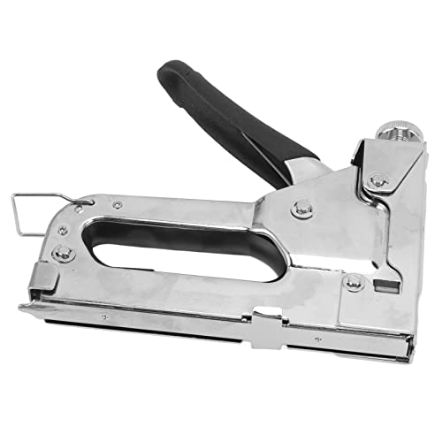 Haofy Pistola de Clavos Manual de 4 a 14 Mm de Capacidad para Muebles, Cuero, Carpintería con Clavos N, T, para Puertas, Pistola Grapadora Resistente para Reparaciones del Hogar, Proyectos de