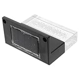 Hoement Solar Step Lamp Waterproof LED Stair Light Outdoor Solar Outdoor Lighting Tool for Garden Patio Yard with Two Mode Switching